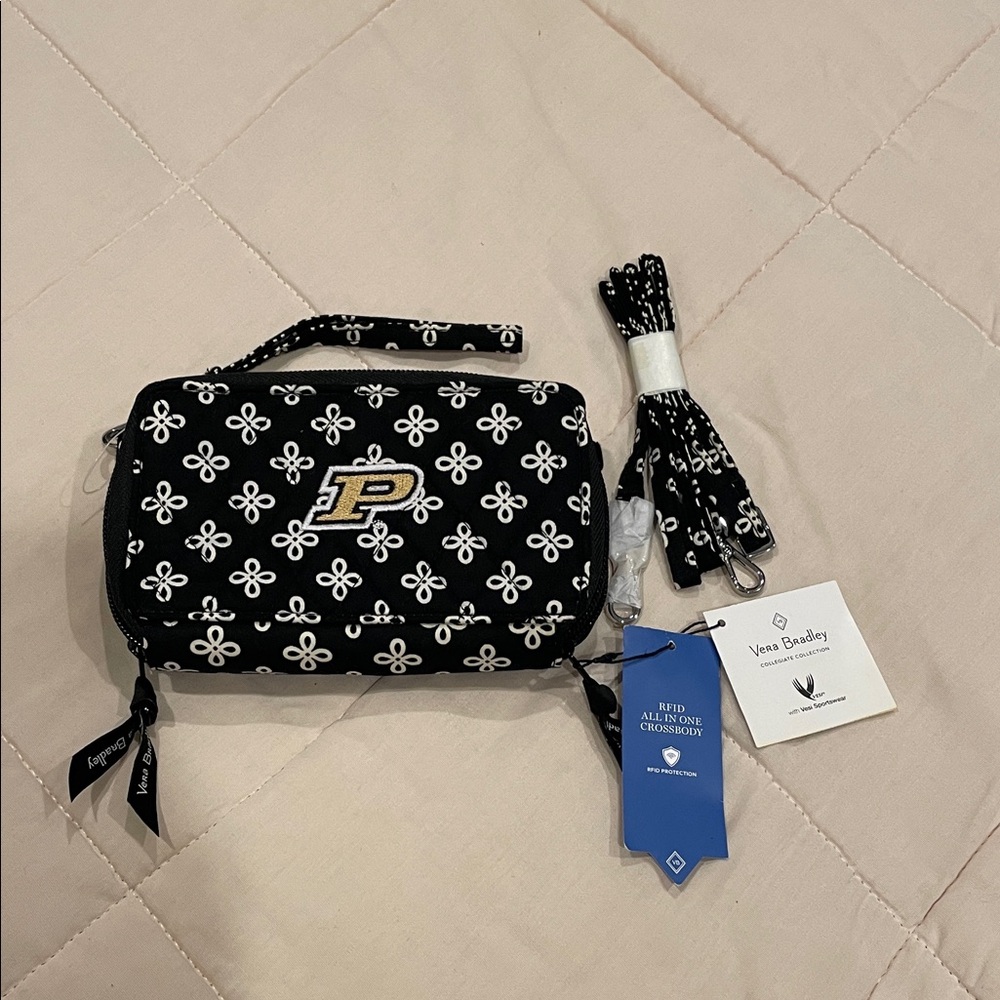 Purdue University Vera Bradley
Wallet Crossbody